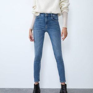 Zara Vintage Hi-Rise Skinny Jeans (NWT)